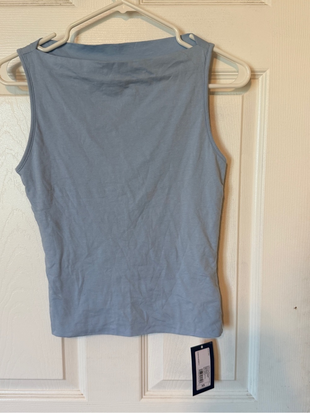 Universal Thread Women's Blue Knit Scoop Neck Sleeveless Tank Top Size XS
